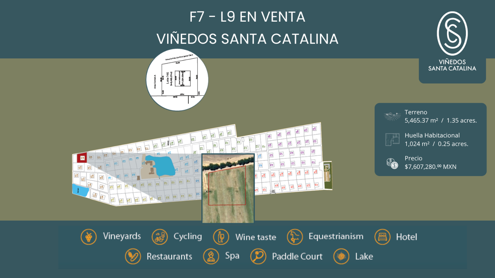 F7 - L9 VIÑEDOS SANTA CATALINA - Terreno en Viñedo Santa Catalina, San Miguel de Allende
