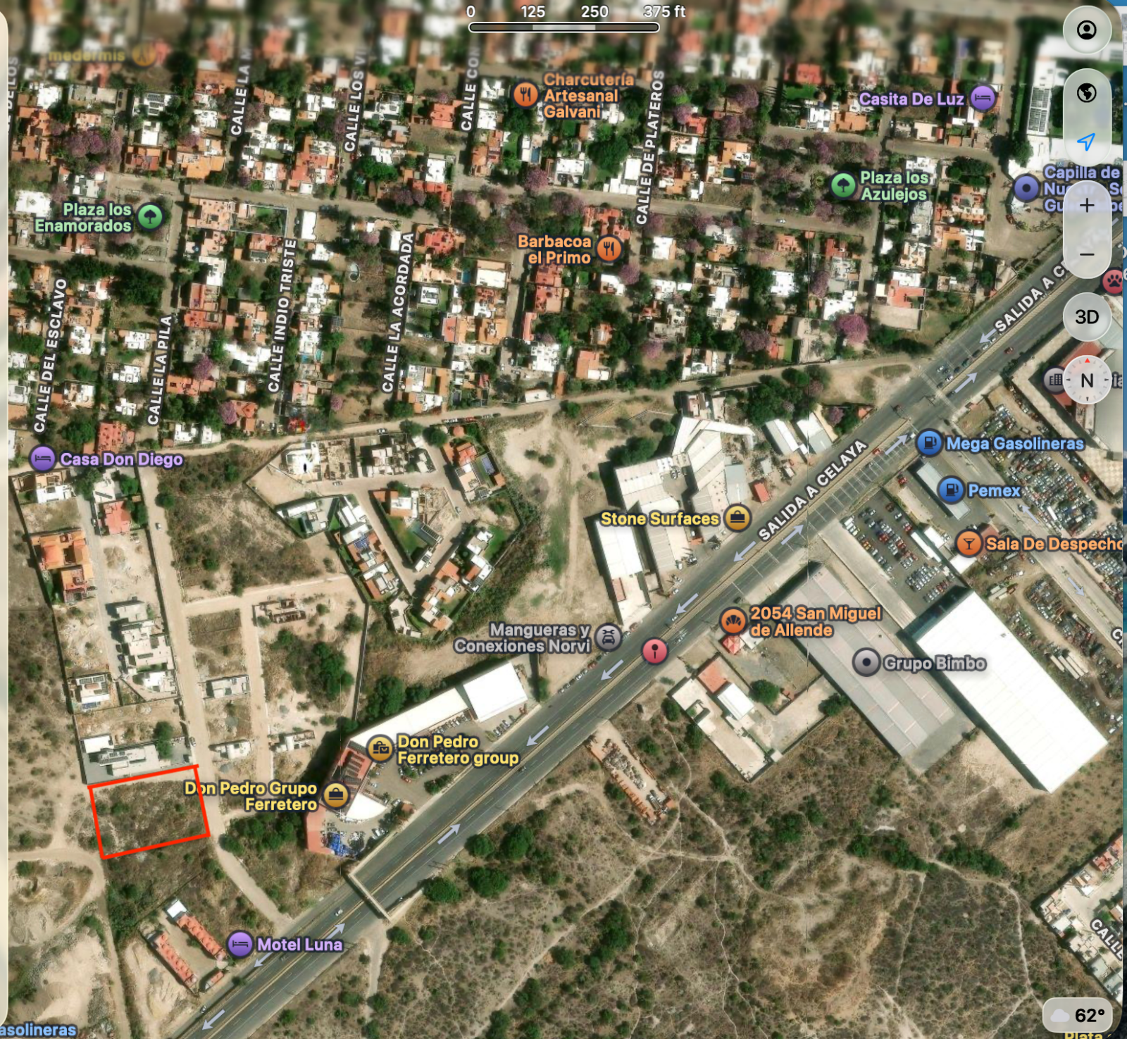 TERRENO COMERCIAL CERCA CLINICA - Propiedad comercial en Poblado de Don Diego, San Miguel de Allende