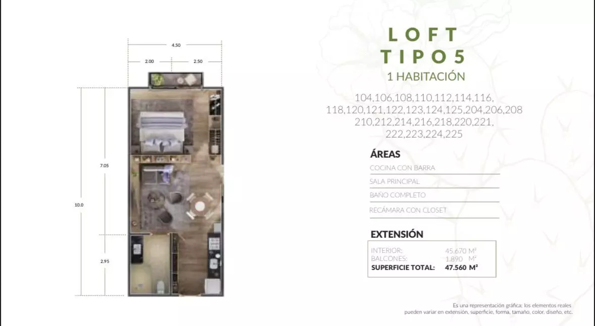 LOFT 114 – LA PILARICA - Casa de 1 recámara en venta en Santa Teresita de Don Diego, San Miguel de Allende
